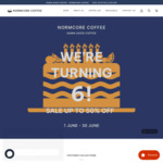 Up to 50% off Coffee (eg. Damn Good Blend $27/kg) + Delivery ($0 with $40 Order) @ Normcore Coffee