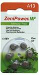 ZeniPower A13 Hearing Aid Batteries Pack of 60 - $24 & Free Standard Delivery @ Hear for Less