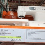 Janome DC2030 Sewing Machine $339.99 (RRP $599) in-Store @ Costco (Membership Required)