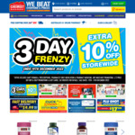 10% off Storewide (Exclusions Apply) @ Chemist Warehouse & My Chemist