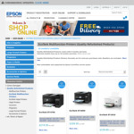 Epson-reconditioned Epson EcoTank Printers up to 60% off RRP - various models, 6 month warranty, free shipping