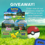 Win 1 of 6 Pokemon GO - Mini Tins from Total Cards