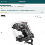 Ozito 3.6V Cordless Screwdriver with USB Charging Base SDL-5000 $24.99 (RRP $39.98) + Del ($0 C&C/ in-Store) @ Bunnings