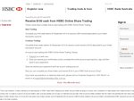 $50 or $100 Cash from HSBC Online Share Trading