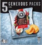 [QLD] Red Rock Deli Style Potato Chips Sweet Chilli & Sour Cream 140g (5x28g) Pack $1.10 + Del ($0 C&C) @ BIG W (Select Stores)