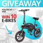 Win 1 of 10 DYU D3+ Electric Bikes from Dyucycle