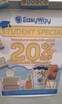 20% off at Easyway Randwick NSW with Any Student Card