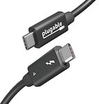 [Prime] Plugable Thunderbolt 4 Cable 1m with (EPR 240W) $25.77 Delivered @ Plugable via Amazon AU