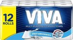 Viva Paper Towel, White 12-Pack $14.40 ($1.20/Roll,$12.96 S&S) + Delivery ($0 with Prime/ $39 Spend) @ Amazon AU
