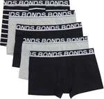 Bonds Men's Everyday Trunks 5-Pack $39.19 (RRP $84.95) or 10-Pack $68.84 (RRP $169.90) Delivered @ Zasel