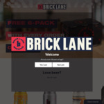 Spend $100 on Beer, Get a Free 6-Pack of Brick Lane Draught + $15 Delivery ($6.50 to VIC/ $0 MEL C&C) @ Brick Lane Brewing