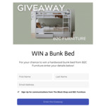Win a B2C Hardwood Bunk Bed Worth up to $2,095 from The Block Shop