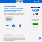 Catch Connect $89 for 60GB / $109 for 120GB 365 Days (New Services Only) @ Catch Connect