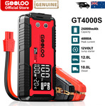GOOLOO GT4000S 4000A Jump Starter 26800mAh USB-C PD Power Bank $155.99 ($152.09 with eBay Plus) Delivered @ GOOLOO eBay