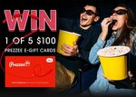 Win 1 of 5 $100 Prezzee E-Gift Voucher from Roadshow Entertainment