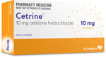[Short Dated] Cetirizine 10mg Hayfever Relief Various Brands from $2.49 Per 10 (Long Dated Available) Delivered @PharmacySavings
