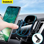 Baseus Qi 15W Wireless Air Vent or Dash Mount Car Charger $33.99 ($33.19 eBay Plus) Delivered @ Baseus eBay Store