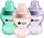 Tommee Tippee Closer to Nature Newborn Baby Bottles, 260ml, Pack of 3 $13.80 + Delivery ($0 with Prime/ $59 Spend) @ Amazon AU