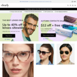 35% off and Free Shipping on Your First Pair of Glasses @ Clearly