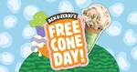 Free cone day @ Ben & Jerry's