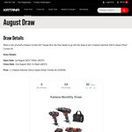 Win a Katana Hammer Drill & Impact Driver Combo Kit from Katana