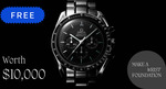 Win an Omega Speedmaster Professional Worth $10,000 from Make a Wrist Foundation