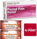 24x Period Pain Relief (Naproxen) + 96x Ibuprofen 200mg, $10.99 Delivered @PharmacySavings