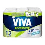 VIVA Select-A-Size Paper Towel 12-Count (4x3 Rolls) $14 ($12.60 Sub & Save) + Delivery ($0 Prime / $59 Spend) @ Amazon AU
