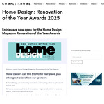 Win $5000 Cash from Home Design Magazine and Complete Home