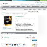 VMware Fusion 5 AU $39.8 Workstation 9 AU $207.6