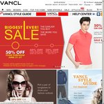 VANCL 50% off All Items + $10 Shipping