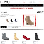 Buy 1 Pair Get Second Pair for $5.00 Shoes OUTLET ONLY Novo