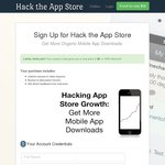 Hack The App Store - Mobile Marketing Class for Free (Regular Price: $50)