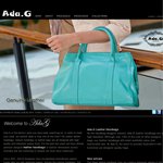 Ada G Leather Handbag - Mother's Day Special - 50% off Guaranteed Next Day Express Post