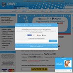 PayPal & DWI Christmas Early Bird Discount - $30 off $500+ Spend