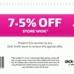 Dick Smith - 7.5% off Storewide (in-Store Only)