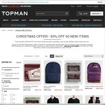 Christmas Offer - 50% off 50 New Items @ Topman