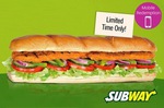 $6 for Any Foot-Long Sub at Subway, Camberwell VIC (up to $10.95 Value) via Groupon