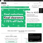 ASOS up to 75% off Clearance Sale