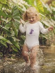 Organic Long Sleeve Baby Bodysuit. 3 in a Pack. $39.95 (30% off) + $8 Shipping @ The Little Bee