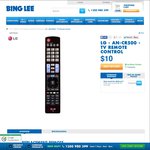 LG AN-CR500 TV Remote $10 @ Bing Lee. Free Pickup or $5 Postage