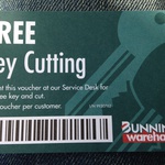 Free House Key Cut Sun 28-Jun 10am-2pm Bunnings Oxley QLD