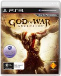 God of War: Ascension - PS3 $9, Call of Duty Ghosts PS3/XB360 $15 @Harvey Norman