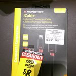 Monster 1.2m Lightning Connector Cable $8 + Others @ Harvey Norman [Garden City, QLD]