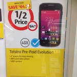 Telstra Evolution 4GX $64.50 (1/2 Price) @ Coles