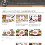 (SYD/MEL) Dish'd Mega Boxes up to 60% off ($9 - $25) - Minimum Order $50 + Free Delivery