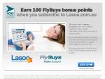 Earn 100 Flybuys When You Subscribe to Lasoo.com.au (for Free)