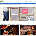 IKEA SAMLA Plastic Box with Lid 45L $3.99 (Was $9.99) (Excludes Perth & Adelaide)