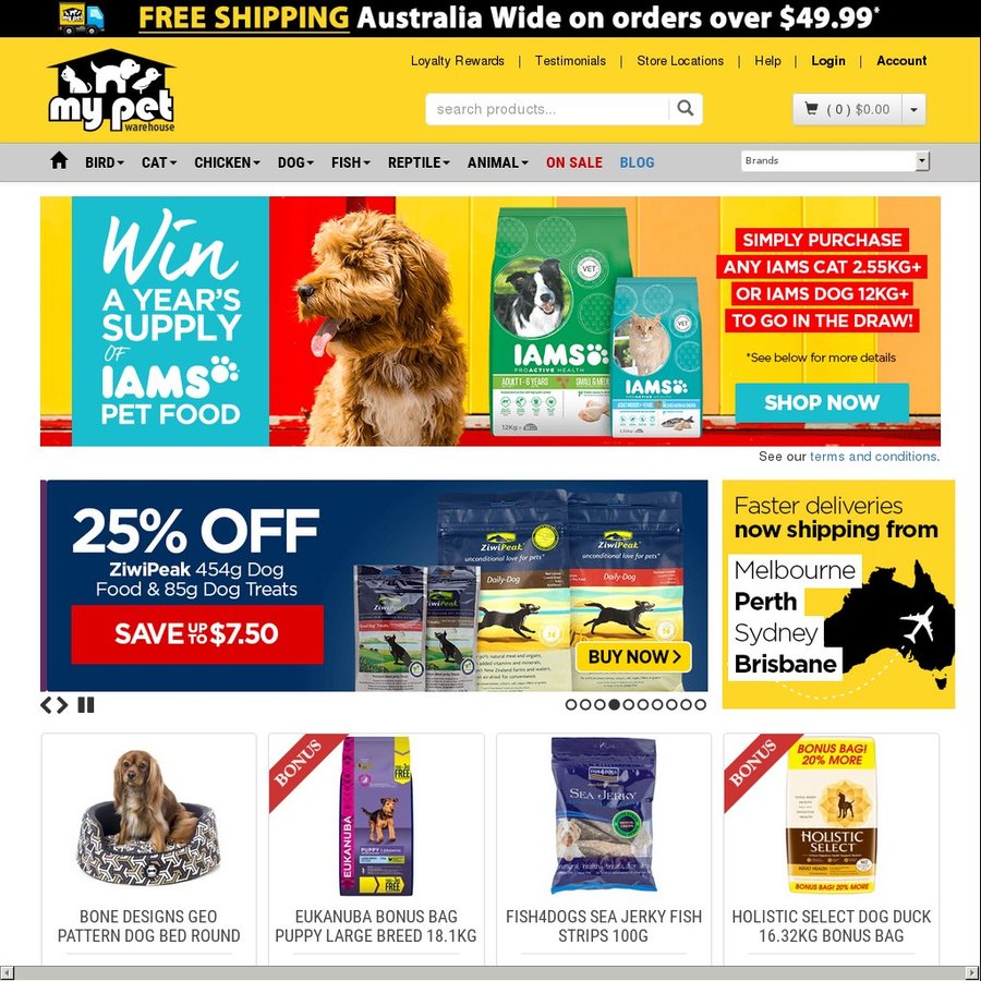 My Pet Warehouse - 10% Off Select Categories - OzBargain