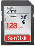 SanDisk 128GB Ultra Class 10 SDXC Card $44.99 USD + $5.14 USD Shipping (~ $67.23 AUD Shipped) @ Amazon